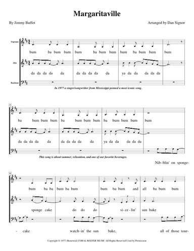Margaritaville (arr. Dan Signor)
