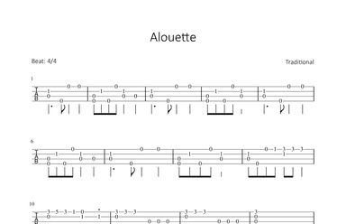 Alouette (arr. Bettina Schipp)