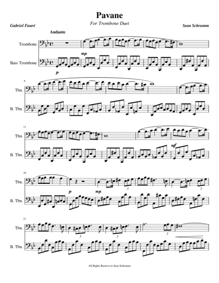 Pavane (arr. Sean Schramm)