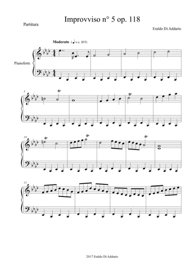 Improvviso n° 5 op. 118