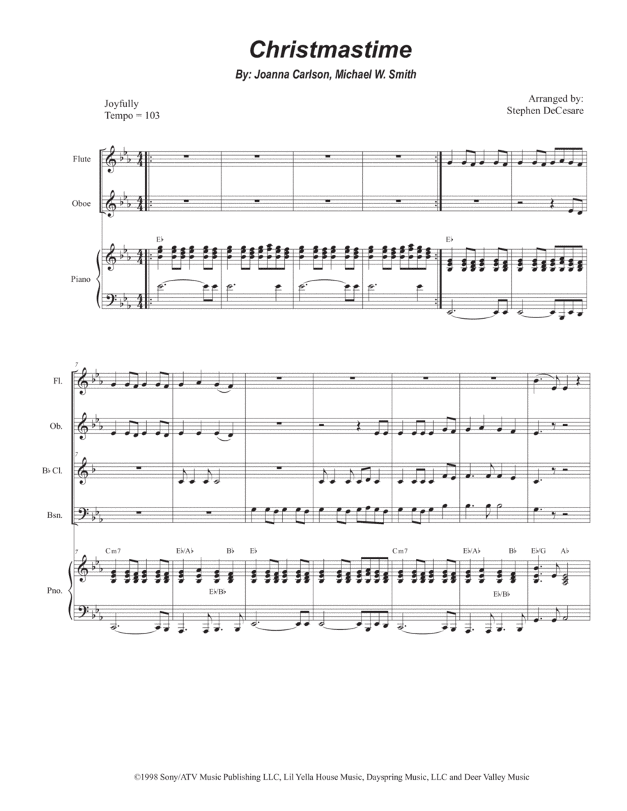 Christmastime (arr. Stephen DeCesare)