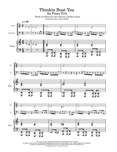 Thinkin' 'bout You (arr. Ryan Nobles)