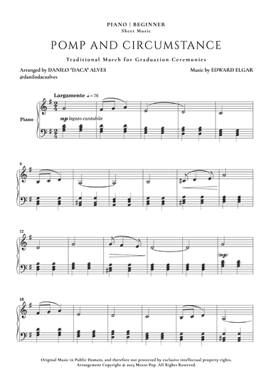 Pomp and Circumstance (arr. Danilo "Daca" Alves)