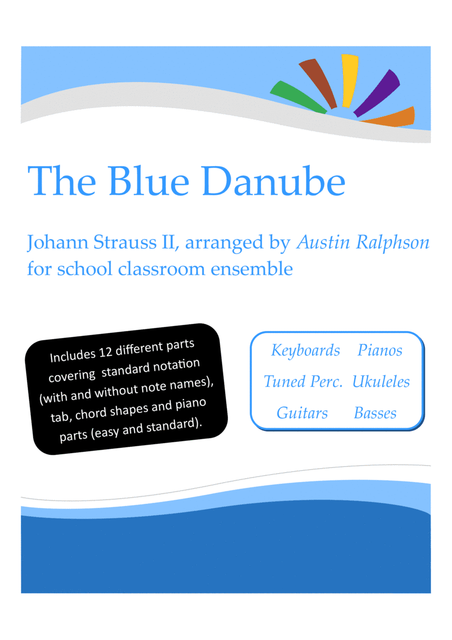 The Blue Danube Waltz with backing track - Western Classical Music Classroom Ensemble: Keyboards (arr. Austin Ralphson)