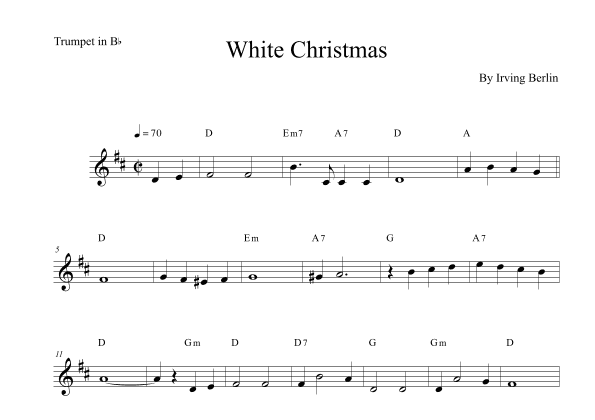 White Christmas (arr. Leo Silva)
