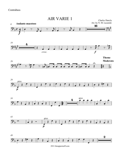 Air de Varie #1 (arr. Nick Lacanski)