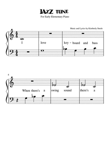 Best Recital: Jazz Tune for Early Elementary Piano