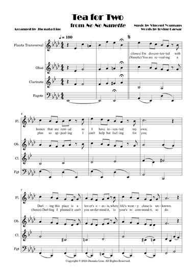 Tea For Two (arr. Jhonata Lino)