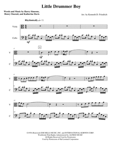The Little Drummer Boy (arr. Kenneth D. Friedrich)