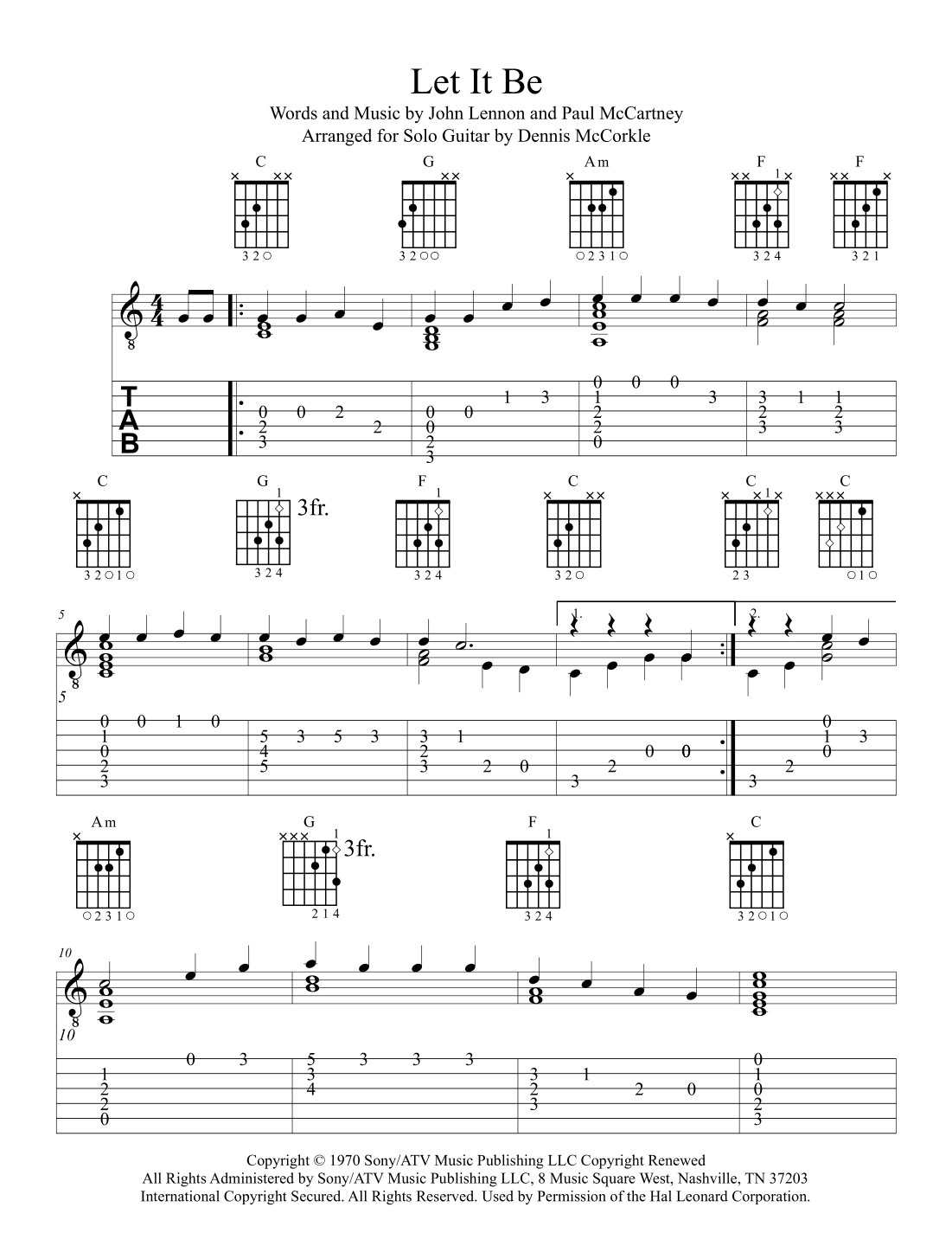 Let It Be (arr. Dennis McCorkle)