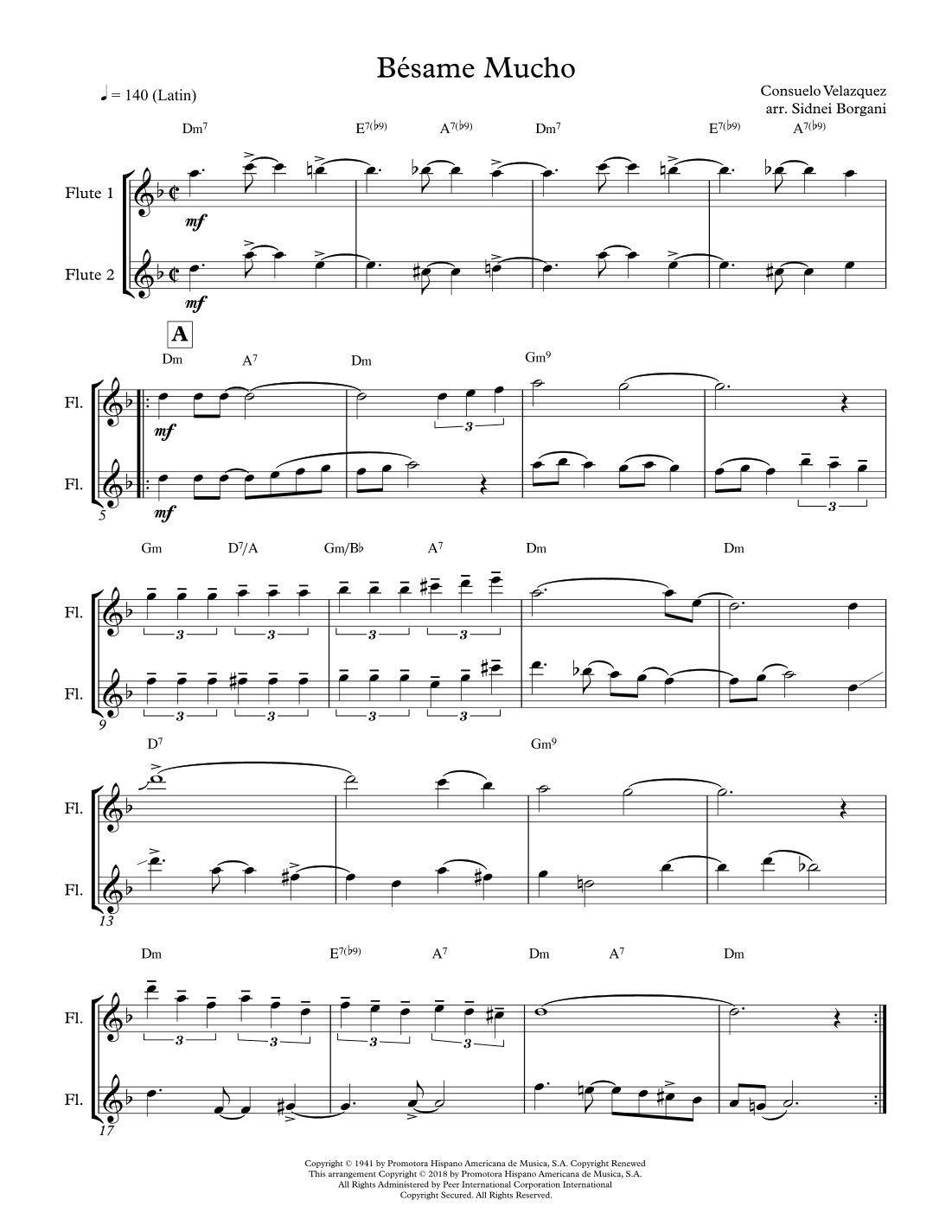Bésame Mucho (arr. Sidnei Borgani)