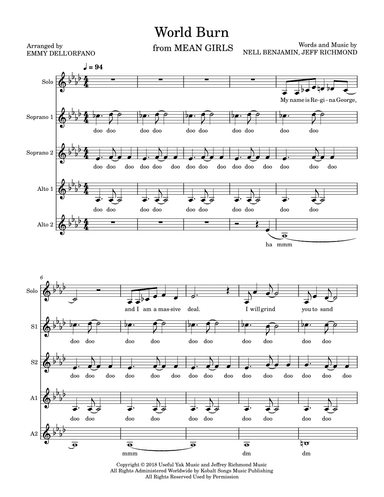 World Burn (arr. Emily Dell'Orfano)
