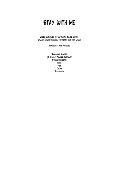 Stay With Me (arr. Bob Pritchard)