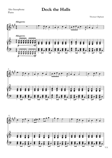 Deck the Halls (arr. SMMUS)