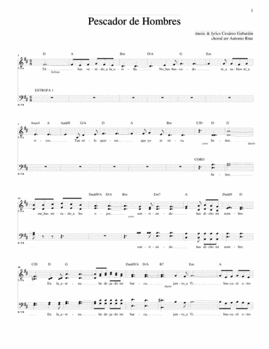 Pescador de Hombres (arr. Antonio Rmz)