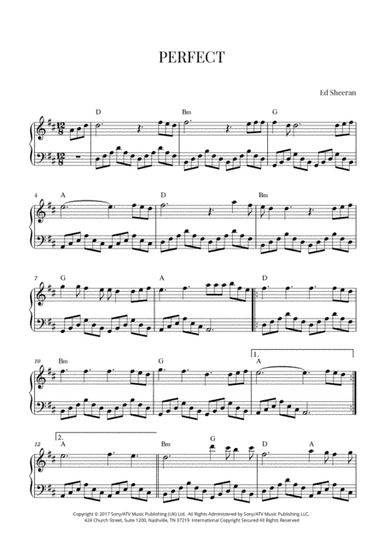 Perfect (arr. Cadenza Editions)