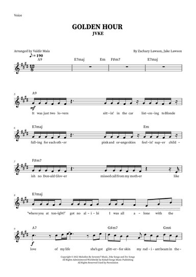 Golden Hour (arr. Valdir Maia)