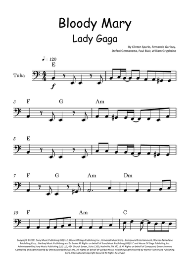 Bloody Mary (arr. Glauco Fernandes)