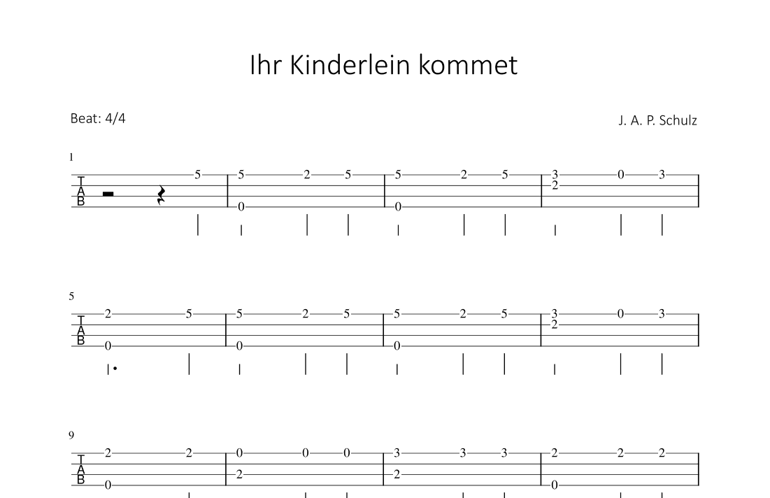 Ihr Kinderlein kommet (arr. Bettina Schipp)