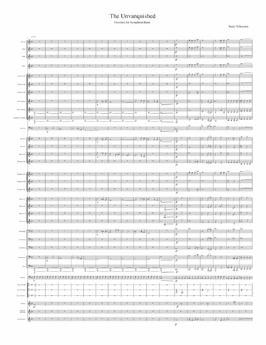 The Unvanquished - Overture for Symphonic Band