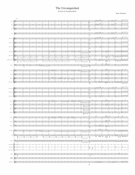 The Unvanquished - Overture for Symphonic Band