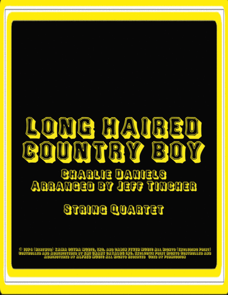 Long Haired Country Boy (arr. Jeff Tincher)