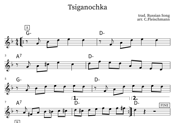 Tsiganochka (arr. Christoph Fleischmann)