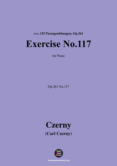 C. Czerny-Exercise No.117,Op.261 No.117 (arr. OSM Press)