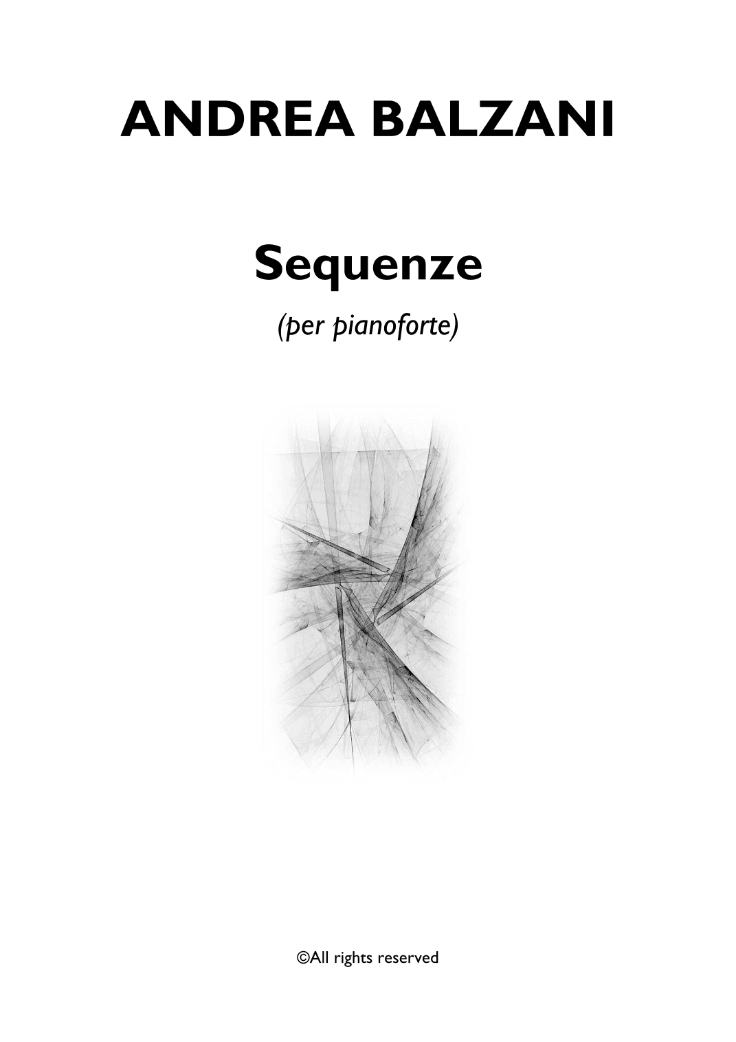 Sequenze [PIANO SCORE] (Collection)