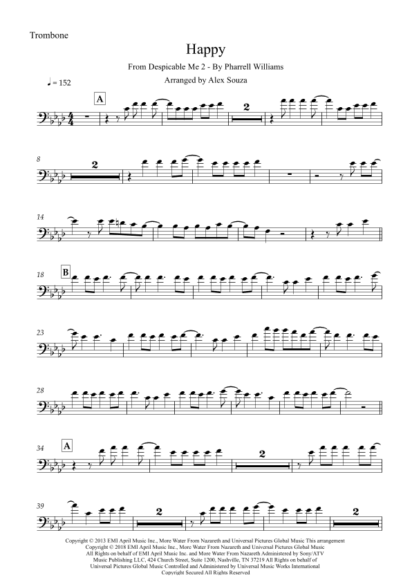 Happy (arr. Alex Souza)