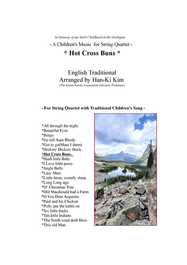 Hot Cross Buns (String Quartet) (arr. Han-Ki Kim)