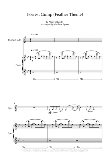 Forrest Gump - Main Title (feather Theme) (arr. Matthew pyeon)