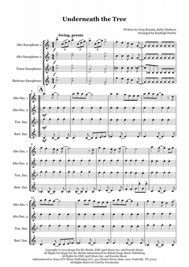 Underneath The Tree (arr. Kayleigh Huelin)