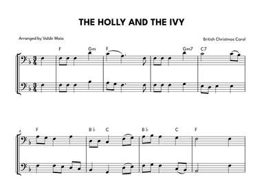 The Holly And The Ivy - Bassoon Duet (arr. Valdir Maia)