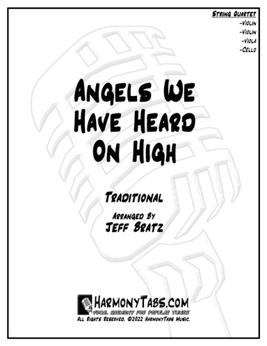 Angels We Have Heard On High (String Quartet) (arr. Jeff Bratz)