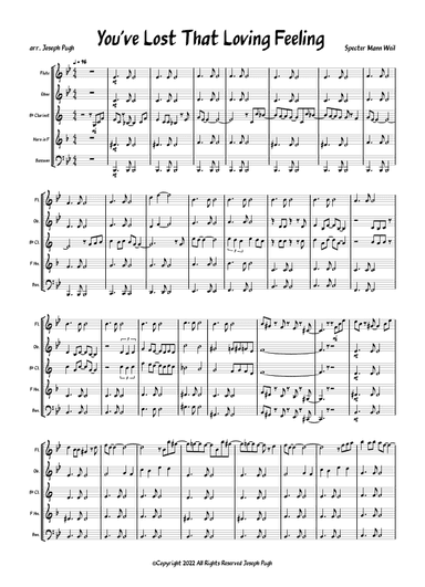 You've Lost That Lovin' Feelin' (arr. Joseph Pugh)