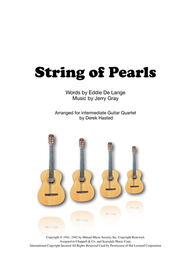 A String Of Pearls (arr. Derek Hasted)