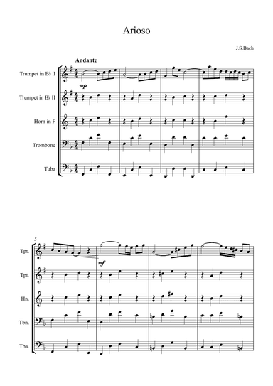 Arioso (arr. Alex Nunes Rodrigues)