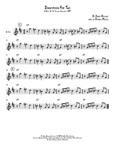 Sonnymoon For Two (arr. Dominic Meccia)