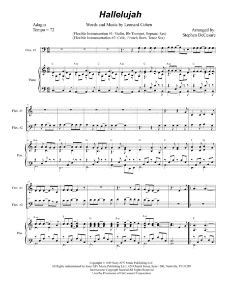 Hallelujah (arr. Stephen DeCesare)