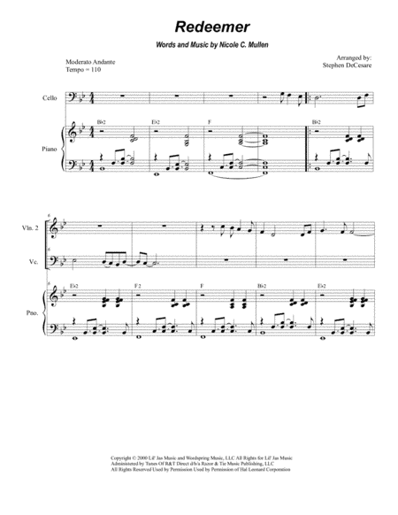 Redeemer (arr. Stephen DeCesare)