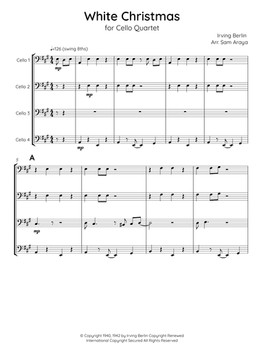 White Christmas (arr. Sam Araya)