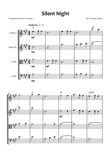 Silent Night (arr. Joseph Mohr)