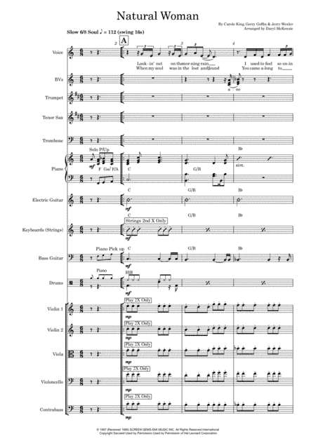 (You Make Me Feel Like) A Natural Woman (arr. Daryl McKenzie)
