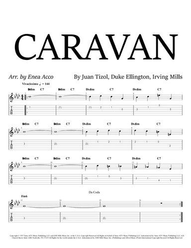 Caravan (arr. Enea Acco)