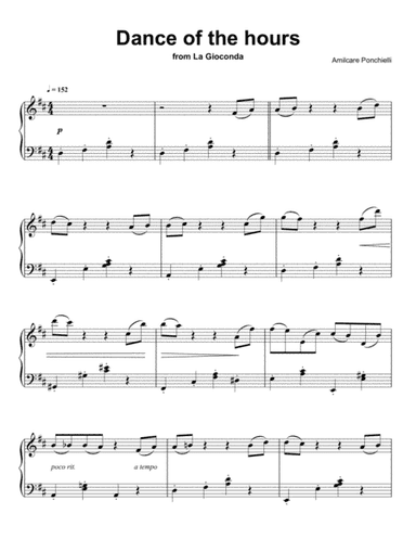 Dance Of The Hours (arr. Music Merchant)