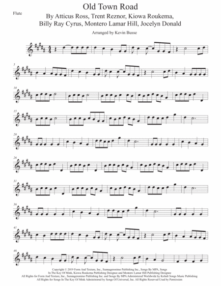 Old Town Road (remix) (arr. Kevin Busse)