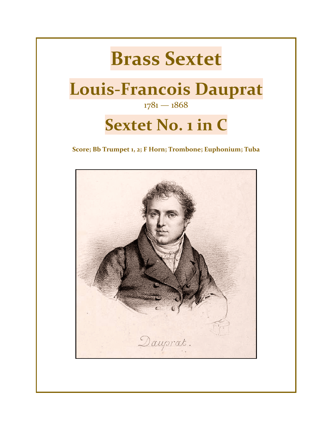 Sextet No. 1 in C (arr. Becky Dugan)