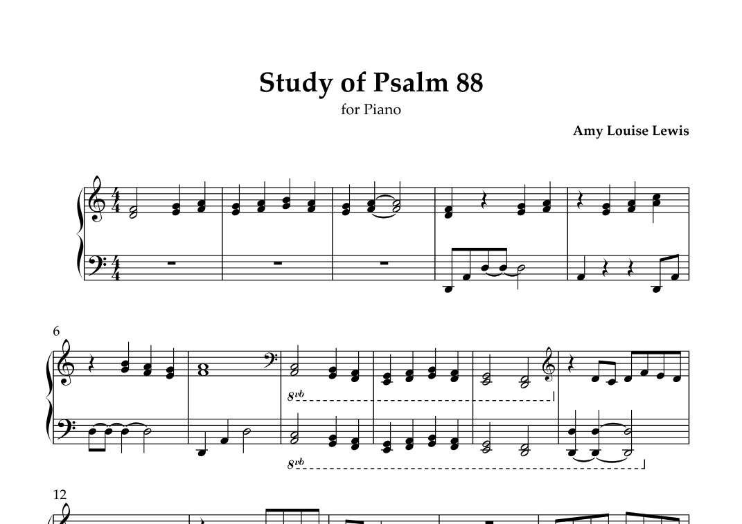 Study of Psalm 88