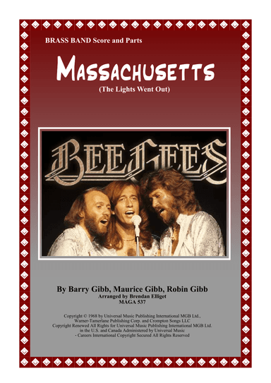 Massachusetts (the Lights Went Out) (arr. Brendan James Elliget MAGA 537)